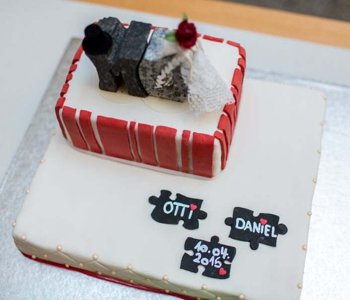 Hochzeitstorte Otti und Daniel